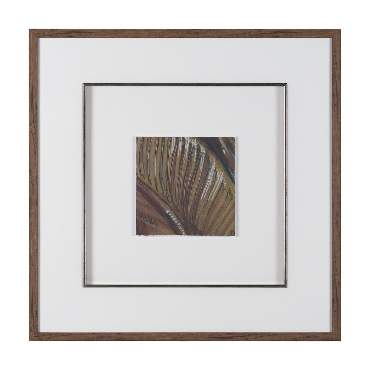 Patterned Silence II by Mercana Studio Hand Embelished Framed Artwork Matted under Glass by Mercana at Eve Furniture