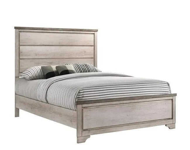 Patterson Driftwood Full Panel Bed by Crown Mark at Eve Furniture