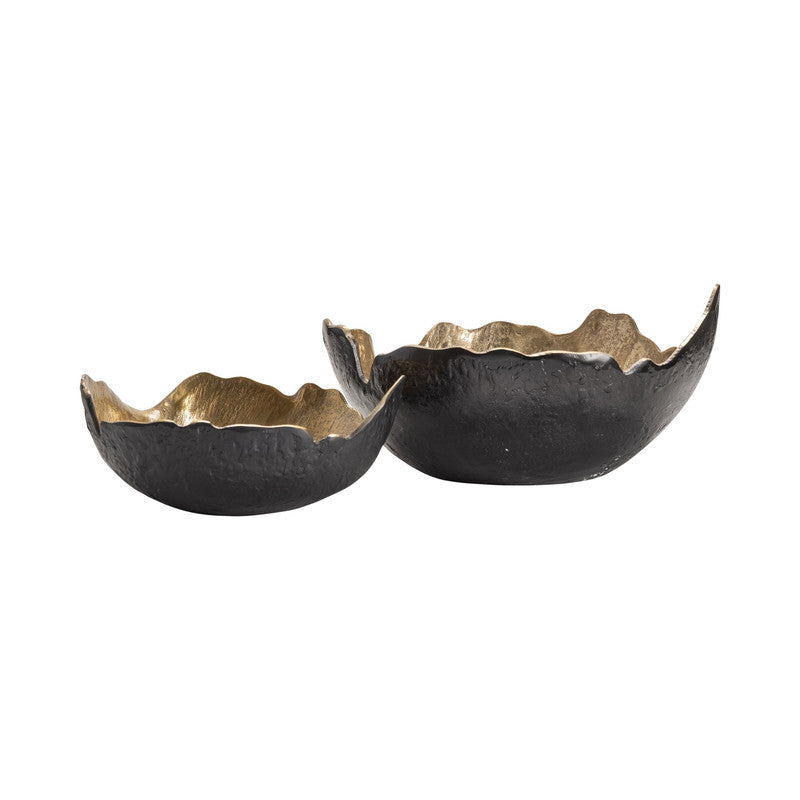 Patton Gold/Black Bowls by Crestview at Eve Furniture