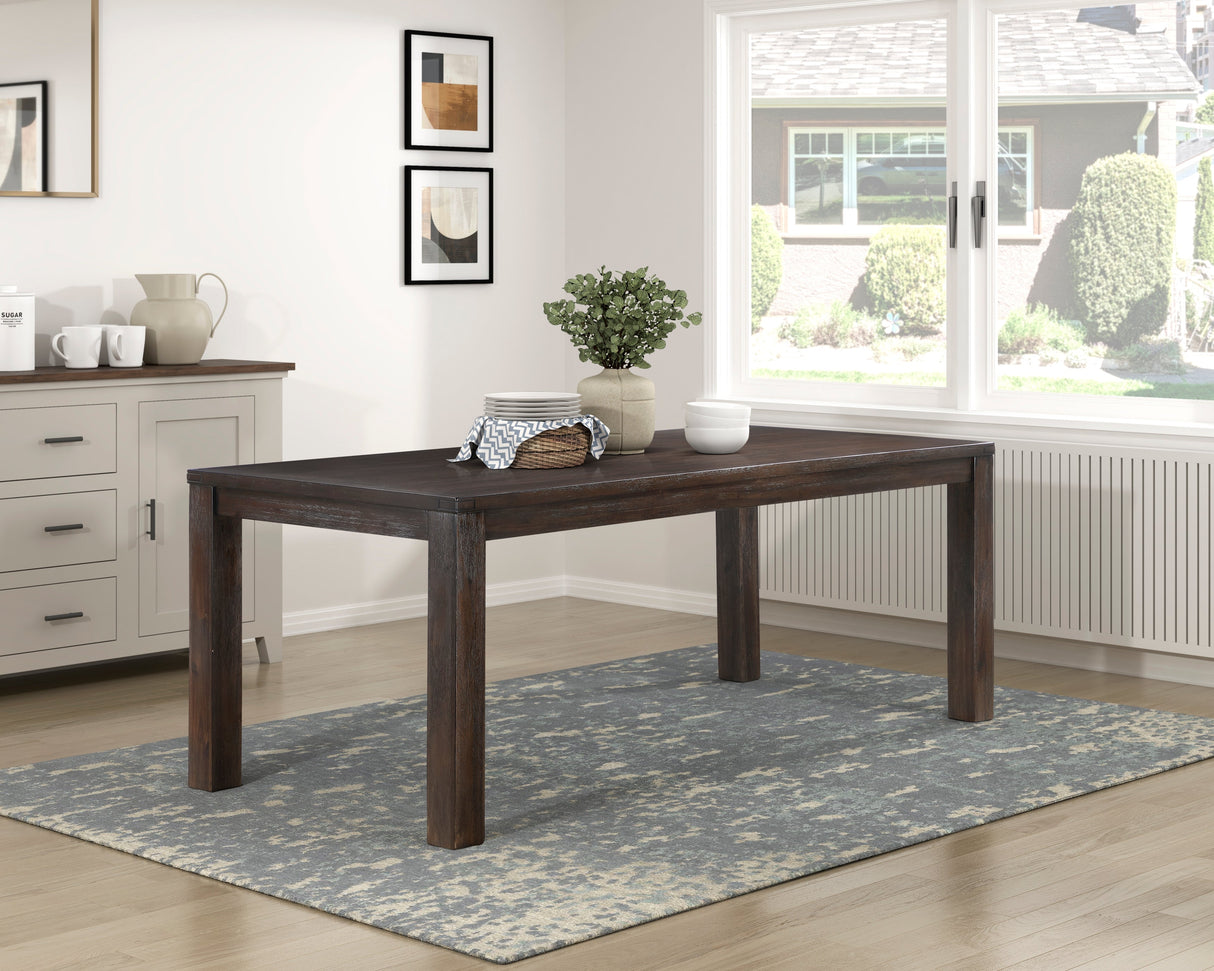 Paulson Dark Brown Dining Table by Homelegance at Eve Furniture