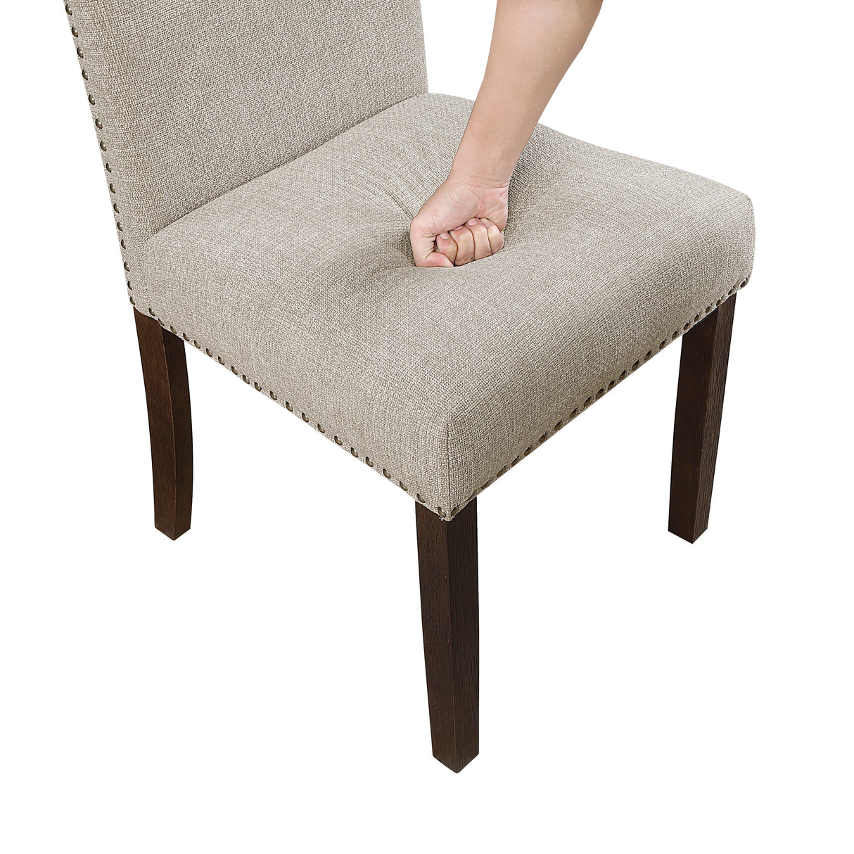 Paulson Taupe Side Chair, Set of 2 by Homelegance at Eve Furniture