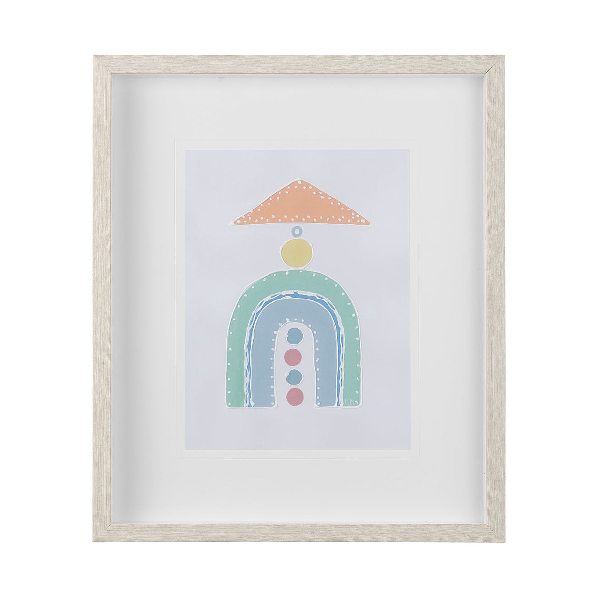 Pavilion I by Mercana Studio a Hand Embellished Textured Framed Art Print Matted under Glass by Mercana at Eve Furniture