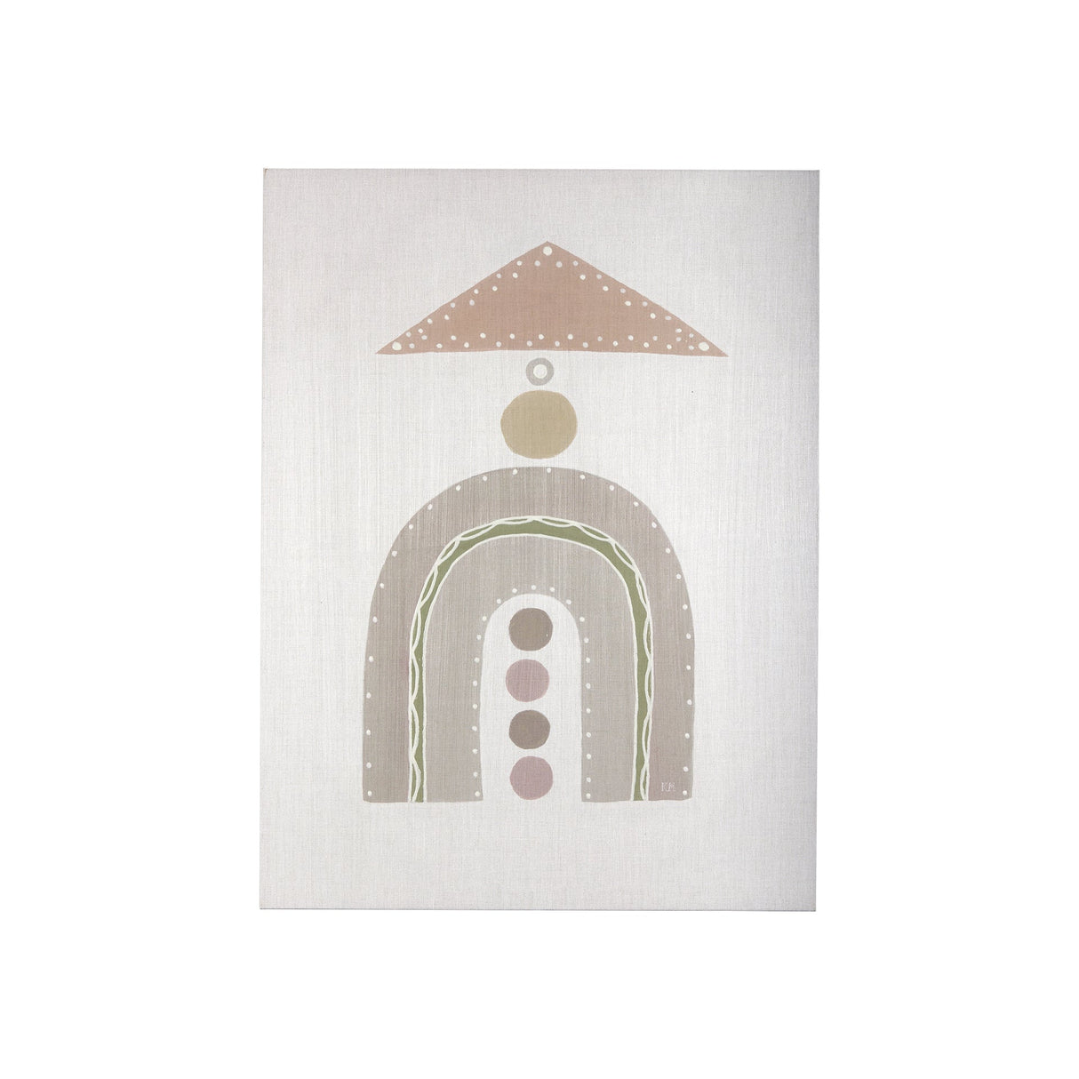 Pavilion Neutral I by Mercana Studio a Hand Embellished Textured Canvas by Mercana at Eve Furniture