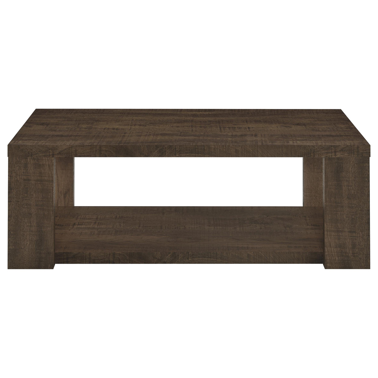 Pavone Dark Rustic Mango Coffee Table by Coaster at Eve Furniture