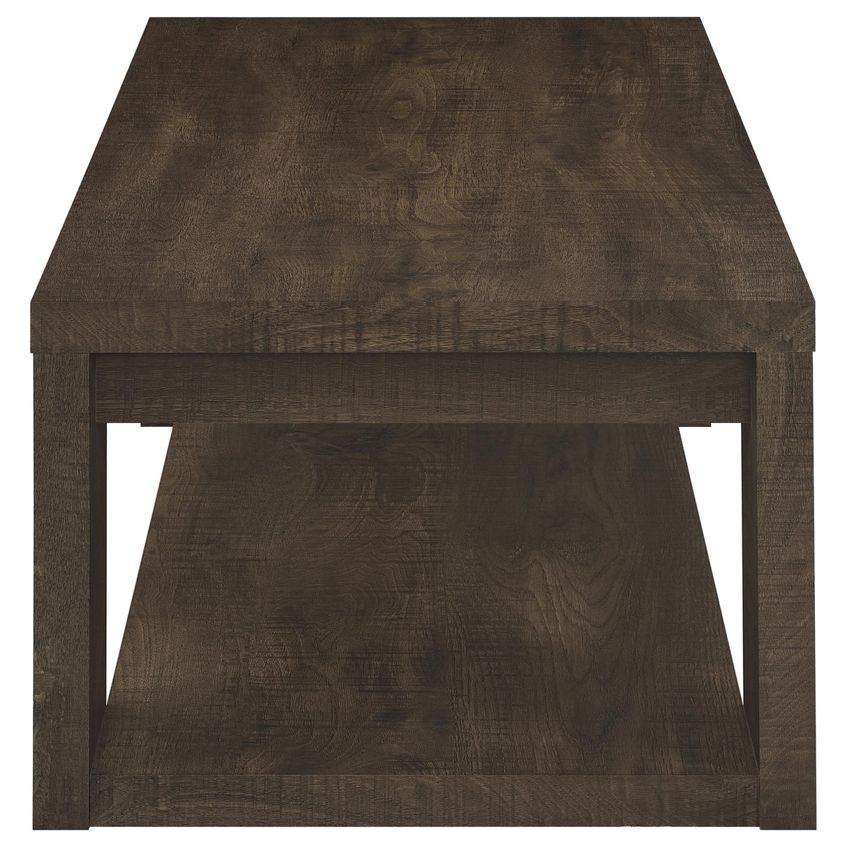 Pavone Dark Rustic Mango Coffee Table by Coaster at Eve Furniture