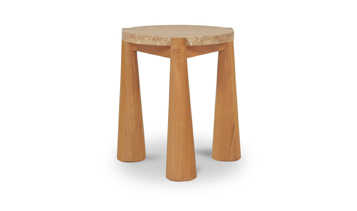 Pax Outdoor Side Table Natural by Moe's Home at Eve Furniture
