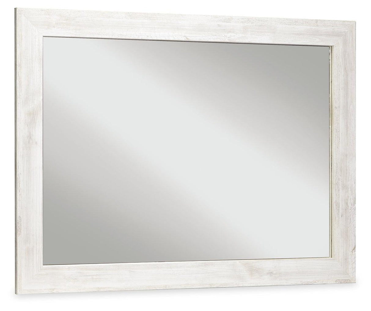 Paxberry Whitewash Bedroom Mirror (Mirror Only) by Ashley at Eve Furniture
