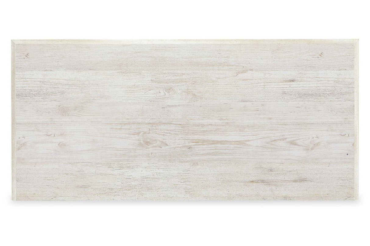 Paxberry Whitewash Dressing Chest by Ashley at Eve Furniture