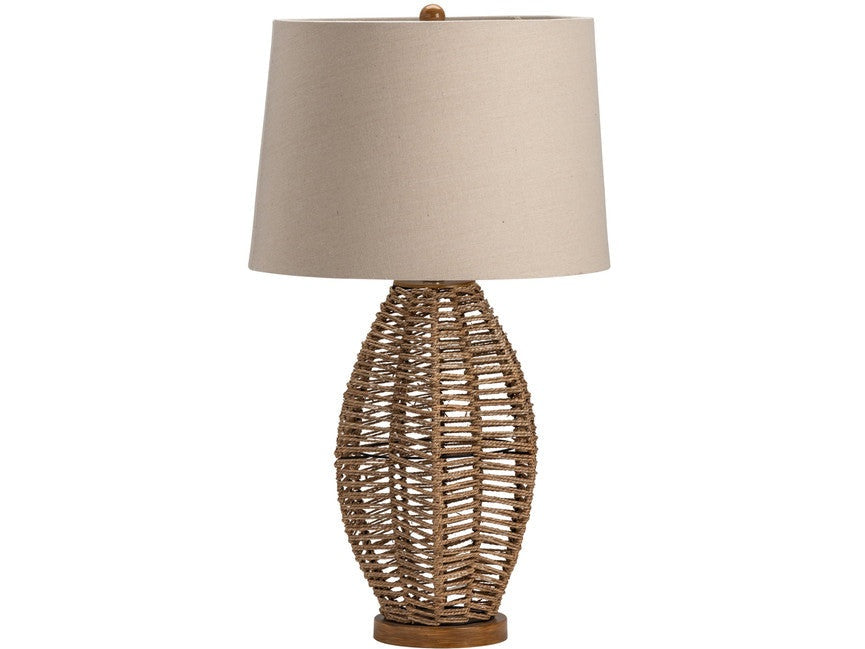 Paxton Woven Natural Table Lamp by Crestview at Eve Furniture