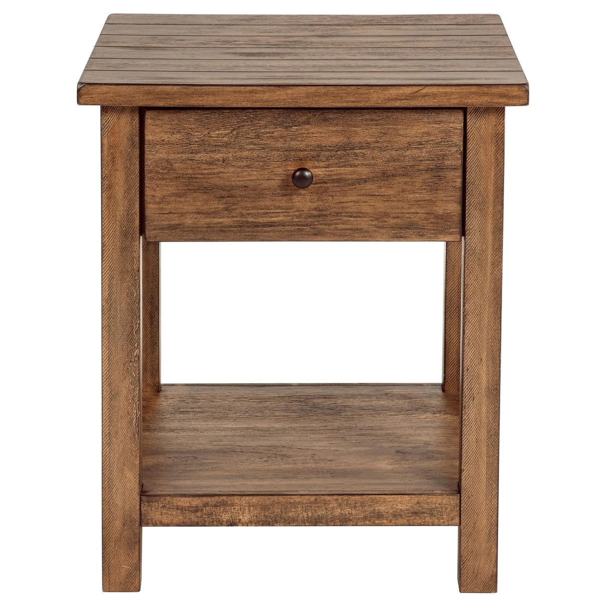 Payne Distressed Brown 2-Piece Coffee and 1-Drawer End Table Set by Coaster at Eve Furniture