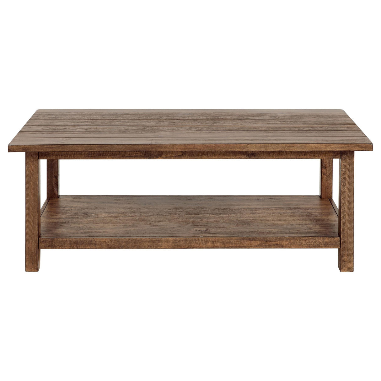 Payne Distressed Brown 2-Piece Coffee and End Table Set by Coaster at Eve Furniture
