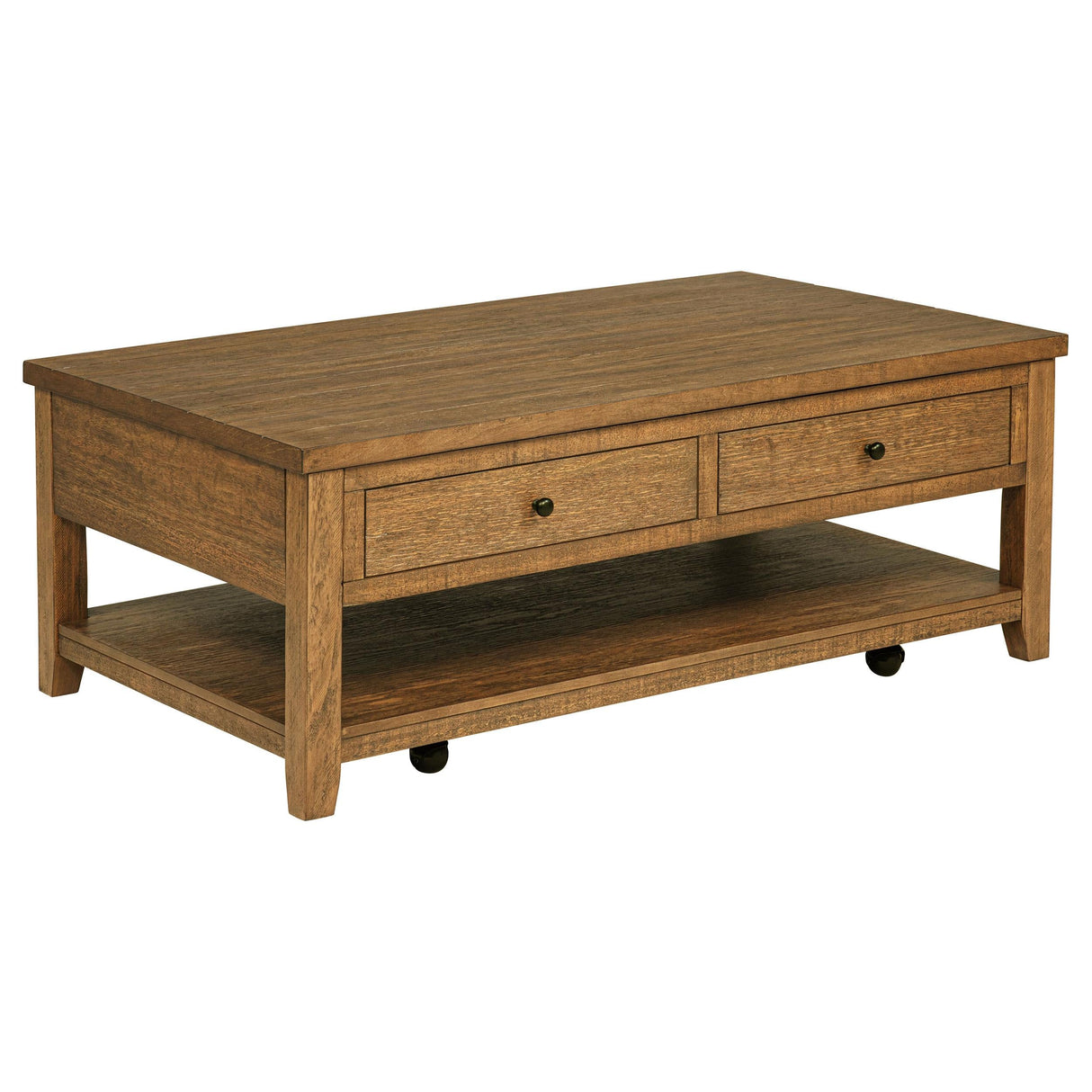 Payne Distressed Brown 48-inch Mobile Lift Top Coffee Table by Coaster at Eve Furniture