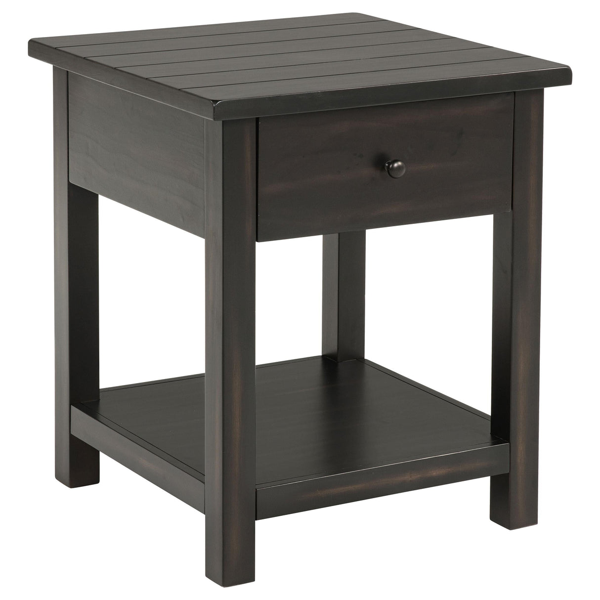 Payne Distressed Java 2-Piece Coffee and 1-Drawer End Table Set by Coaster at Eve Furniture