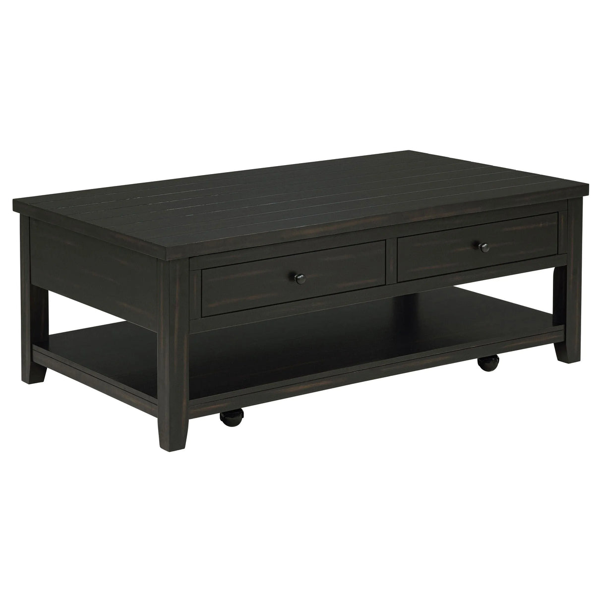 Payne Distressed Java 48-inch Mobile Lift Top Coffee Table by Coaster at Eve Furniture