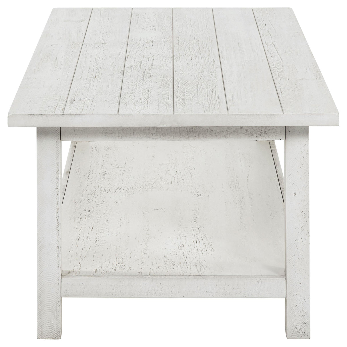Payne Distressed White 3-Piece Coffee and 1-Drawer End Table Set by Coaster at Eve Furniture