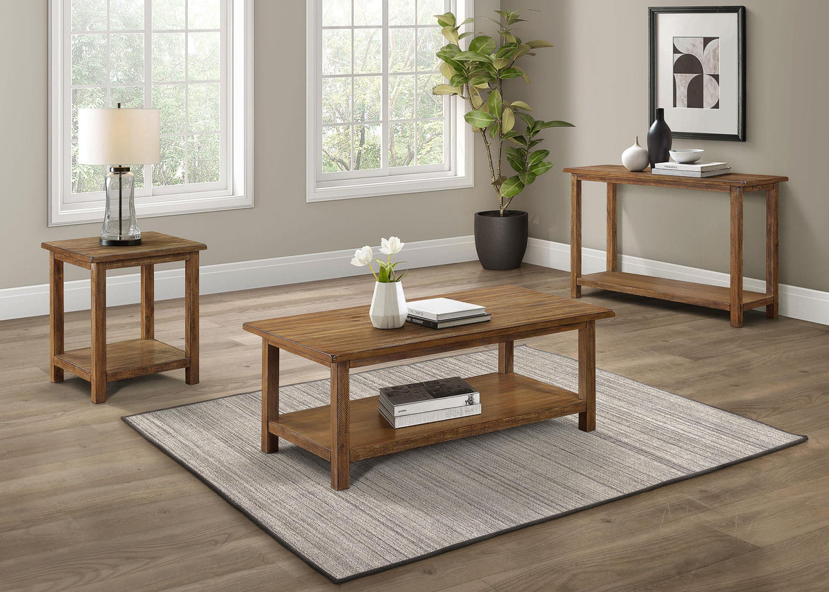 Payne Wood Entryway Sofa Console Table Distressed Brown by Coaster at Eve Furniture
