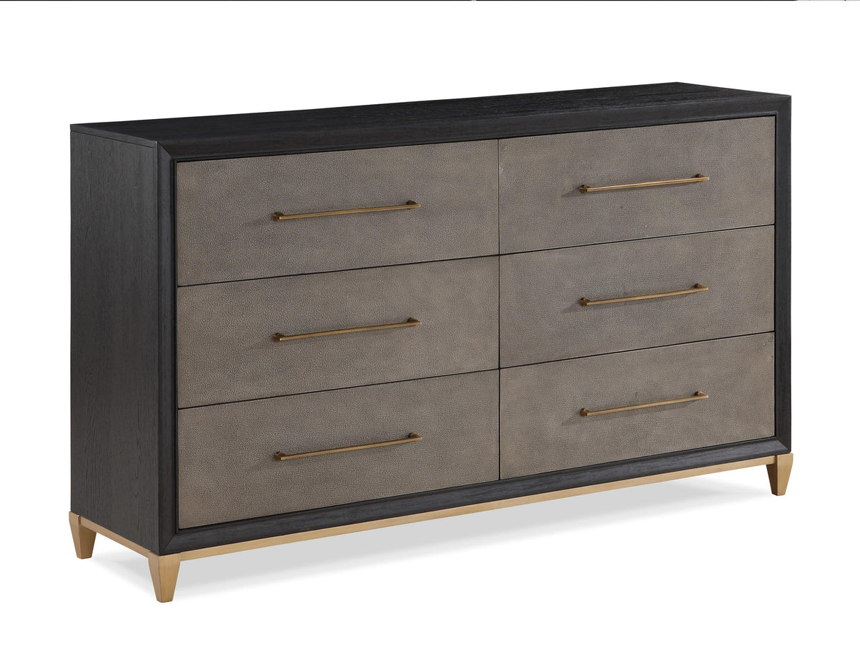 Payson Black and Brown Dresser by Crown Mark at Eve Furniture