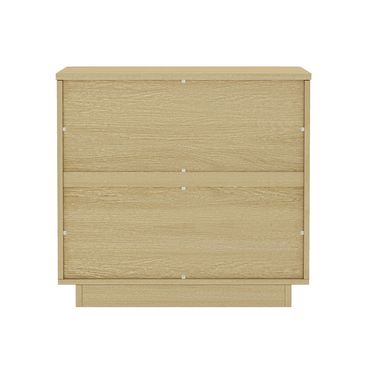 Payton Nightstand in Natural Oak and Gold by Manhattan Comfort at Eve Furniture