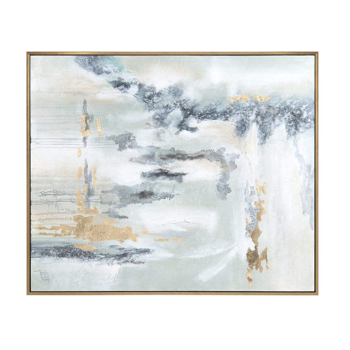 Peace Of Mind Green/Gold Canvas by Crestview at Eve Furniture