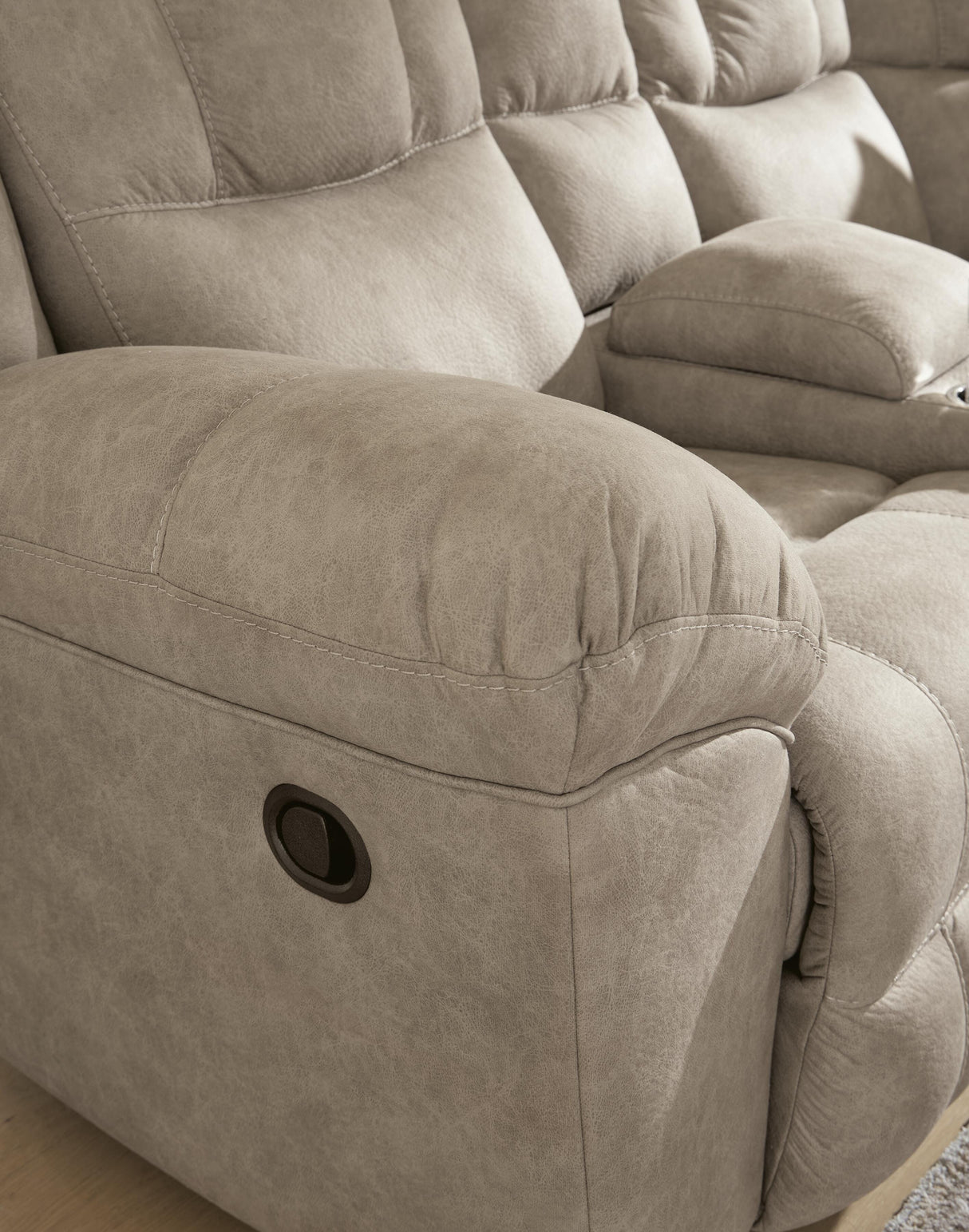 Pearce-Pike Birch 3-Piece Reclining Sectional with Console by Ashley at Eve Furniture