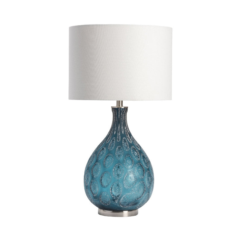 Pearson Blue/White Table Lamp by Crestview at Eve Furniture