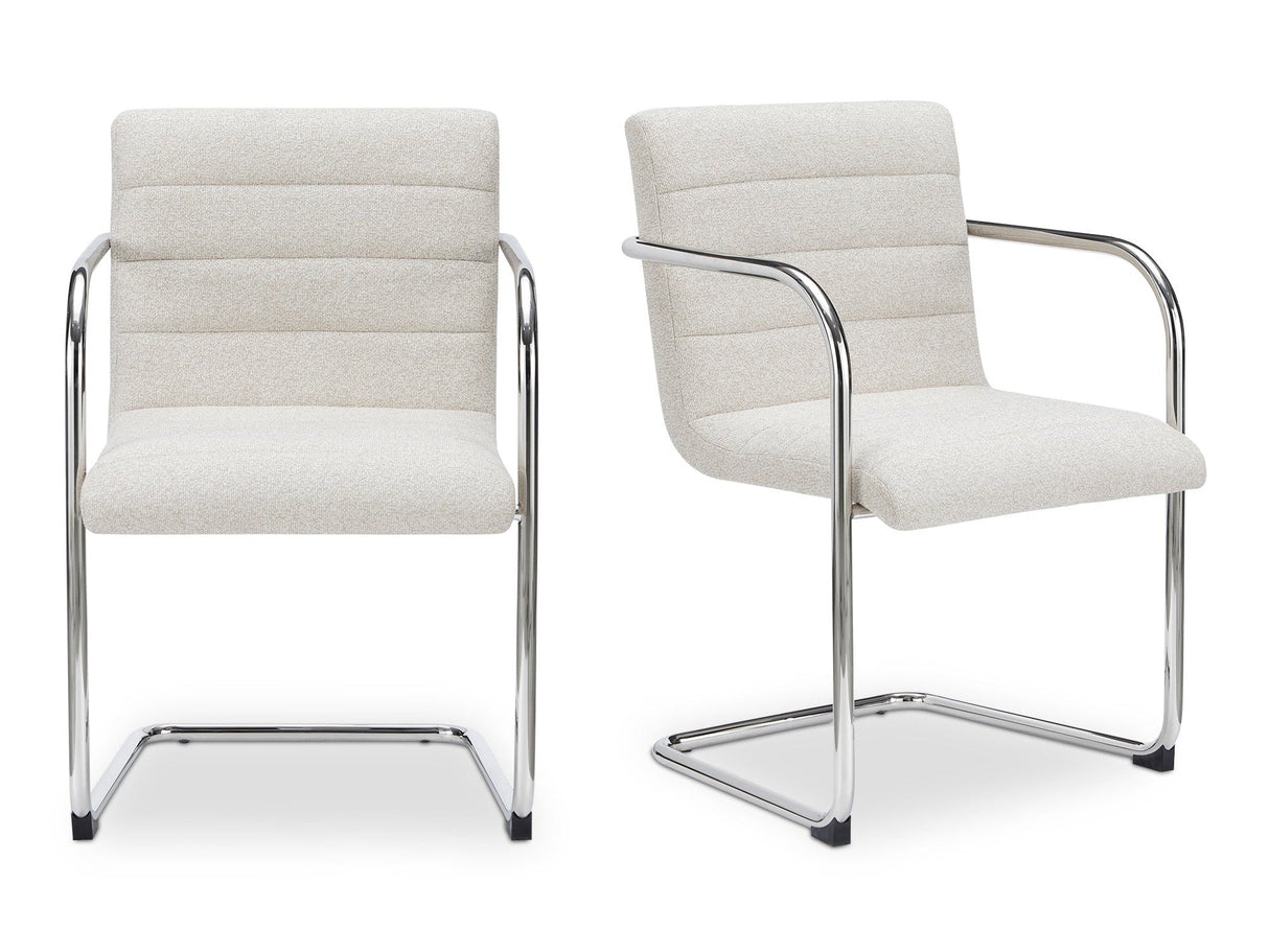 Pedro Beige Dining Chair (Set of 2) by MOES at Eve Furniture