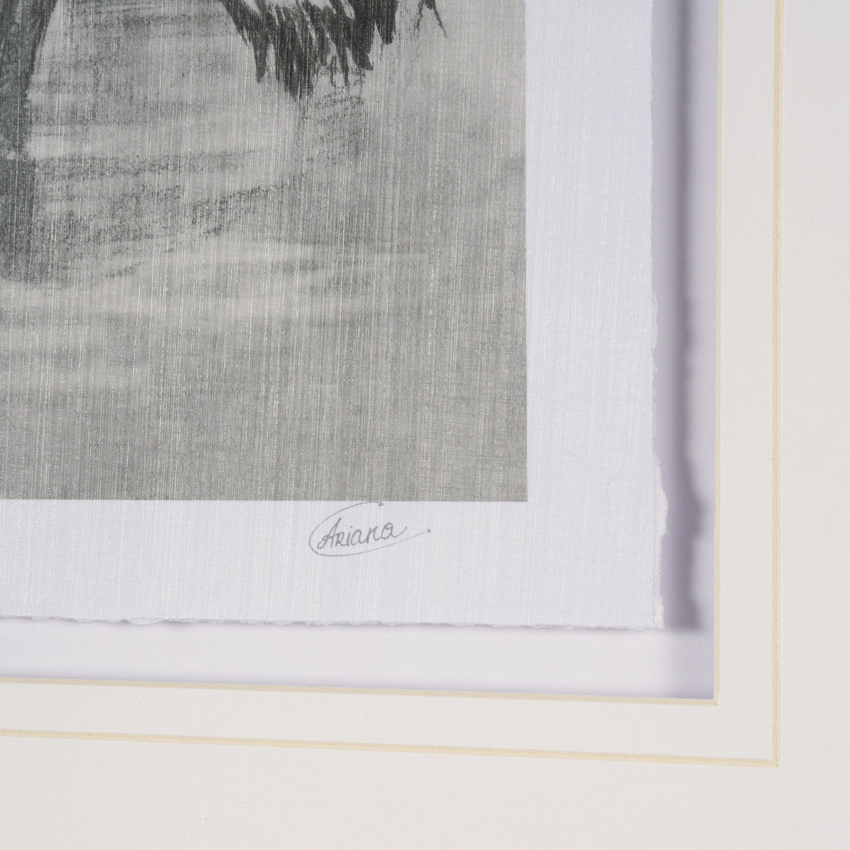 Pelican Sketch by Mercana Studio a Hand Embellished Framed Art Print Matted under Glass by Mercana at Eve Furniture