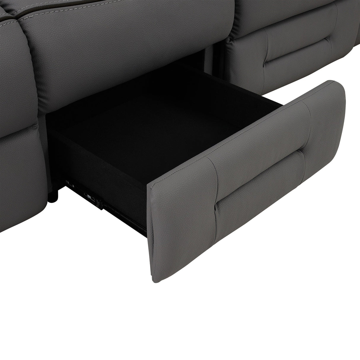 Pelin Gray Power Reclining Sofa & Loveseat