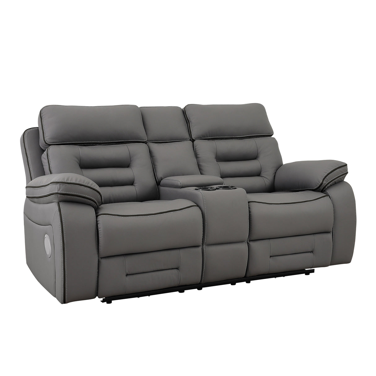 Pelin Gray Power Reclining Sofa & Loveseat