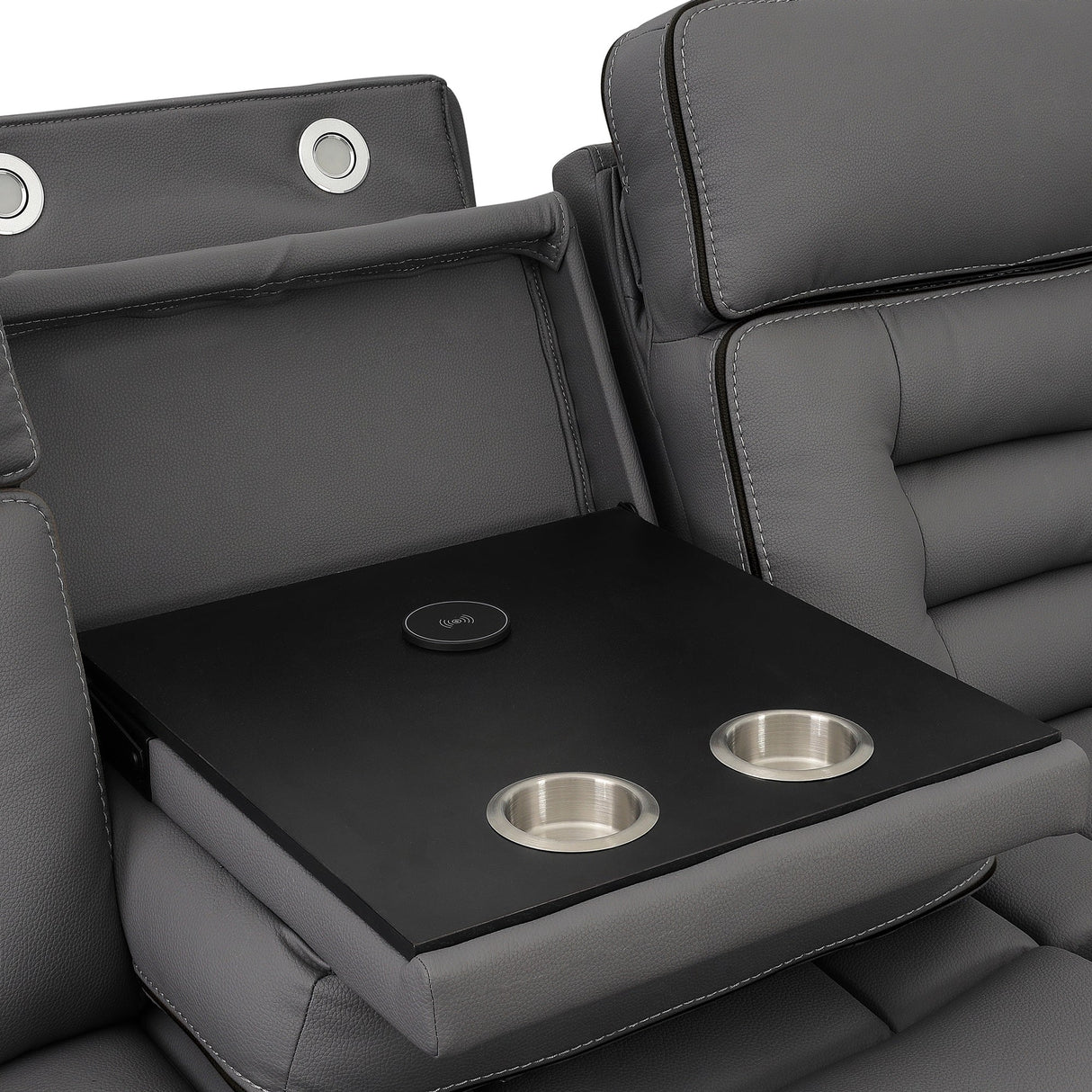 Pelin White Power Recliner