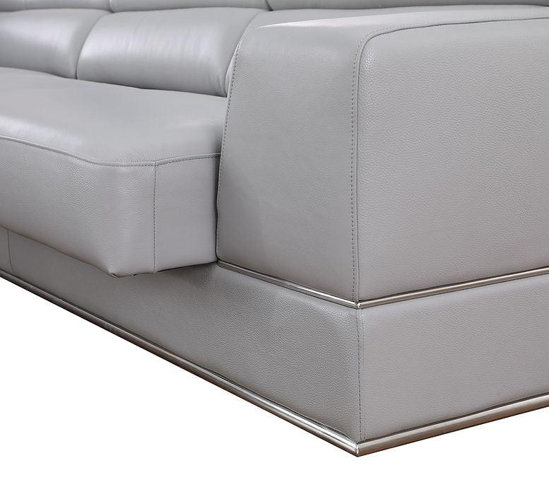Pella Light Grey Sectional by New Era Innovations at Eve Furniture