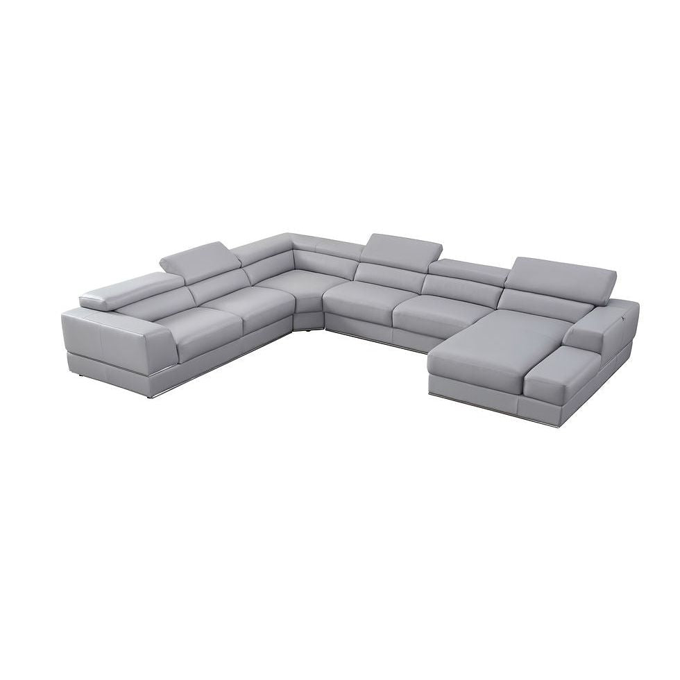 Pella LT. Grey Right Arm Facing (RAF) Sectional by New Era Innovations at Eve Furniture