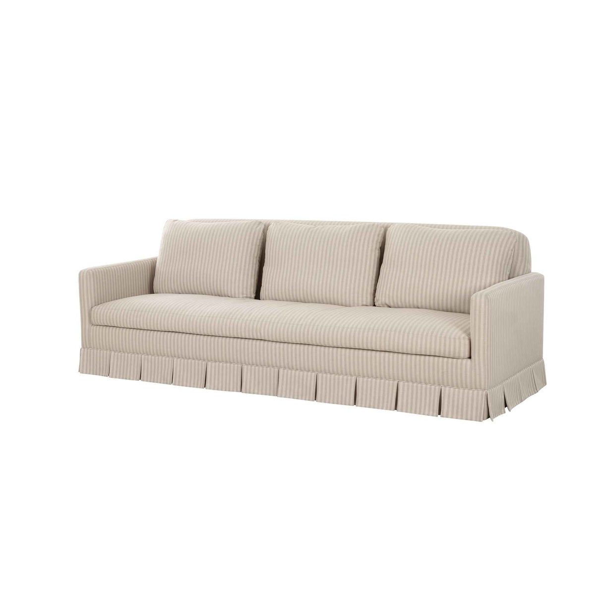 Pellicano Beige Stripe Sofa by Moe's Home at Eve Furniture