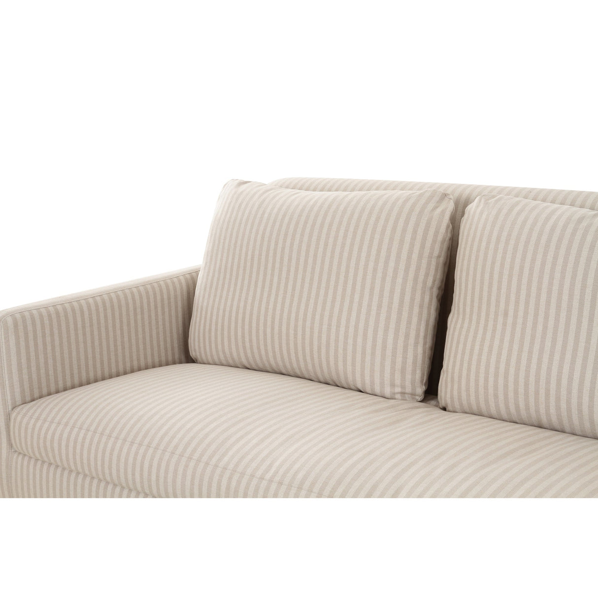 Pellicano Beige Stripe Sofa by Moe's Home at Eve Furniture