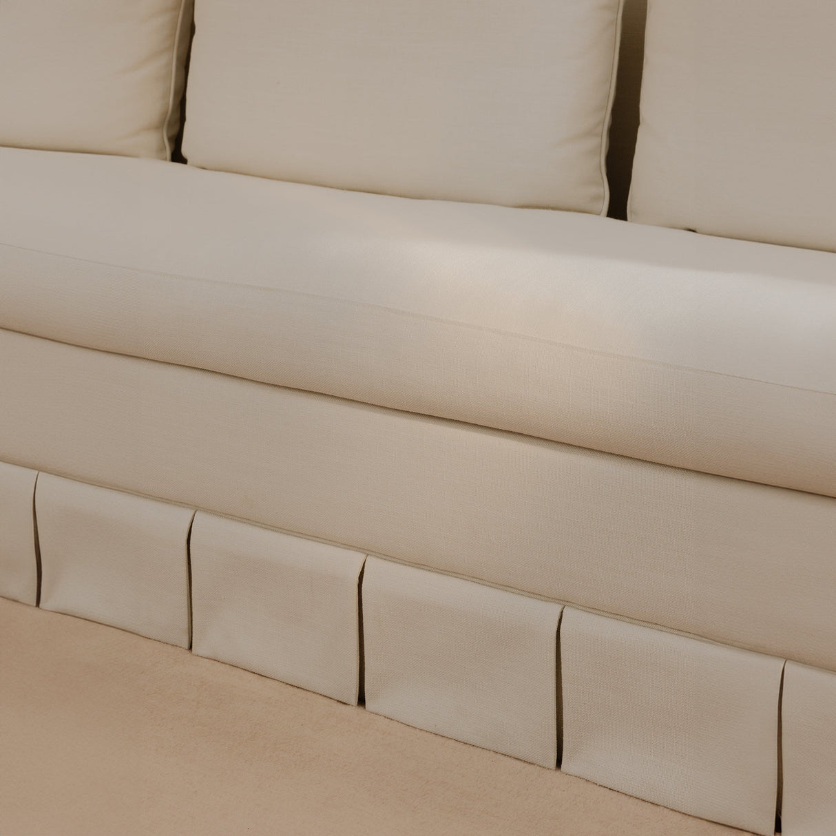 Pellicano Cream Sofa by Moe's Home at Eve Furniture