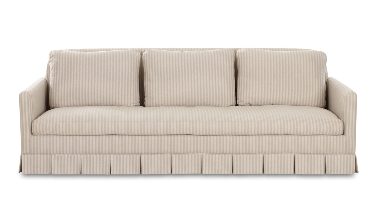 Pellicano Sofa Beige Stripe by Moe's Home at Eve Furniture