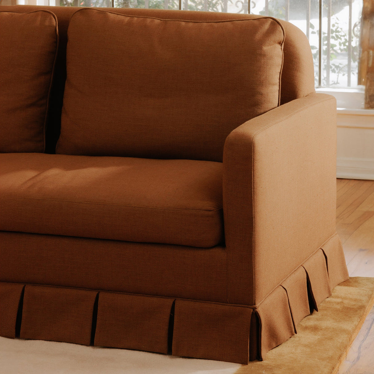 Pellicano Terracotta Sofa by Moe's Home at Eve Furniture