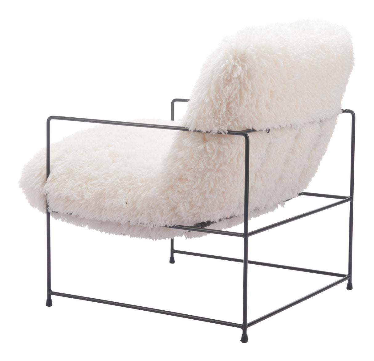 Pelut White Accent Chair by Zuomod at Eve Furniture