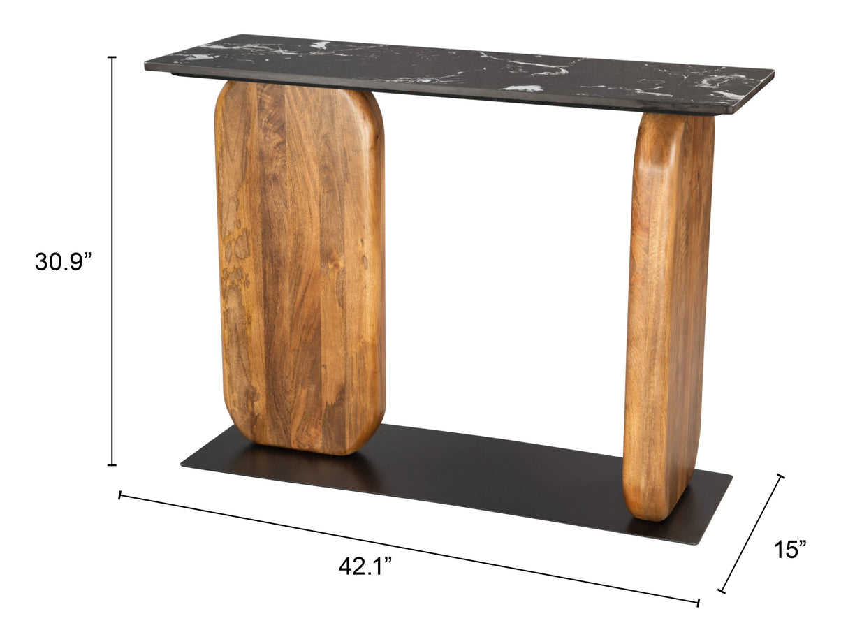 Pemba Multicolor Console Table by Zuomod at Eve Furniture