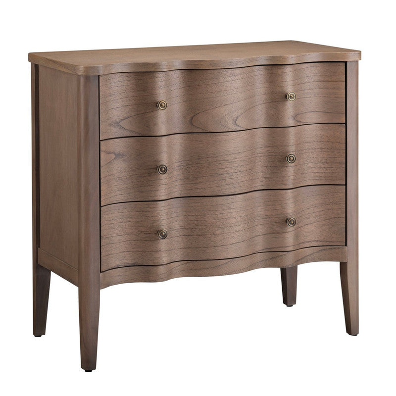 Pembroke Brown Three-Drawer Chest by Crestview at Eve Furniture