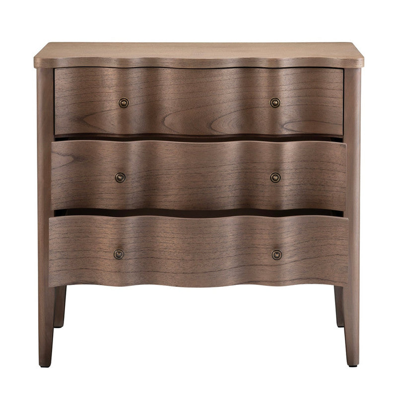Pembroke Brown Three-Drawer Chest by Crestview at Eve Furniture