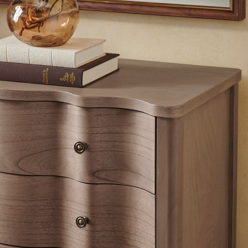 Pembroke Brown Three-Drawer Chest by Crestview at Eve Furniture