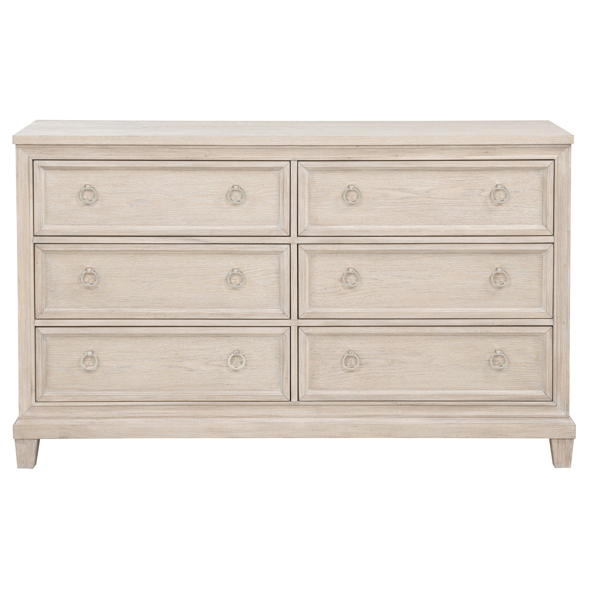 Pembroke Washed Oak 6-drawer Bedroom Dresser Cabinet by Coaster at Eve Furniture