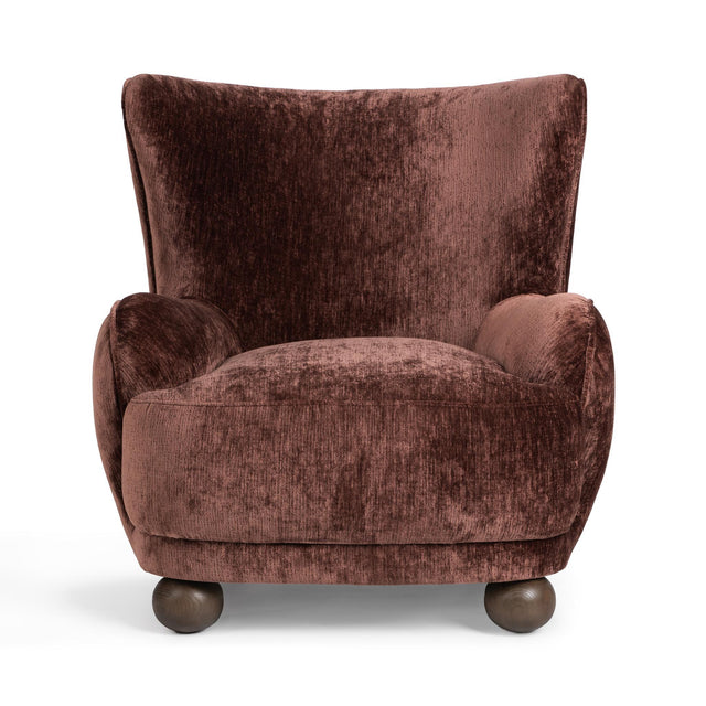 Penelope Midnight Fig Accent Chair