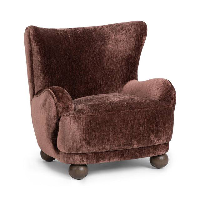 Penelope Midnight Fig Accent Chair