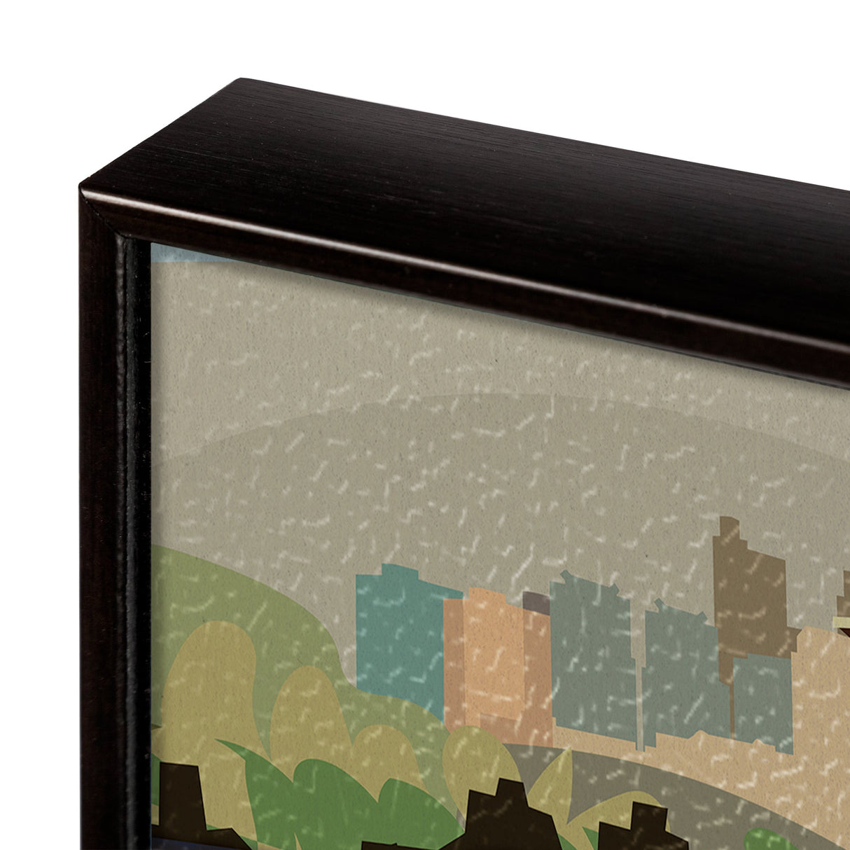 Pennsylvania Go USA (SM) by Mercana Studio a Hand Embellished Decograph Framed Art Print by Mercana at Eve Furniture