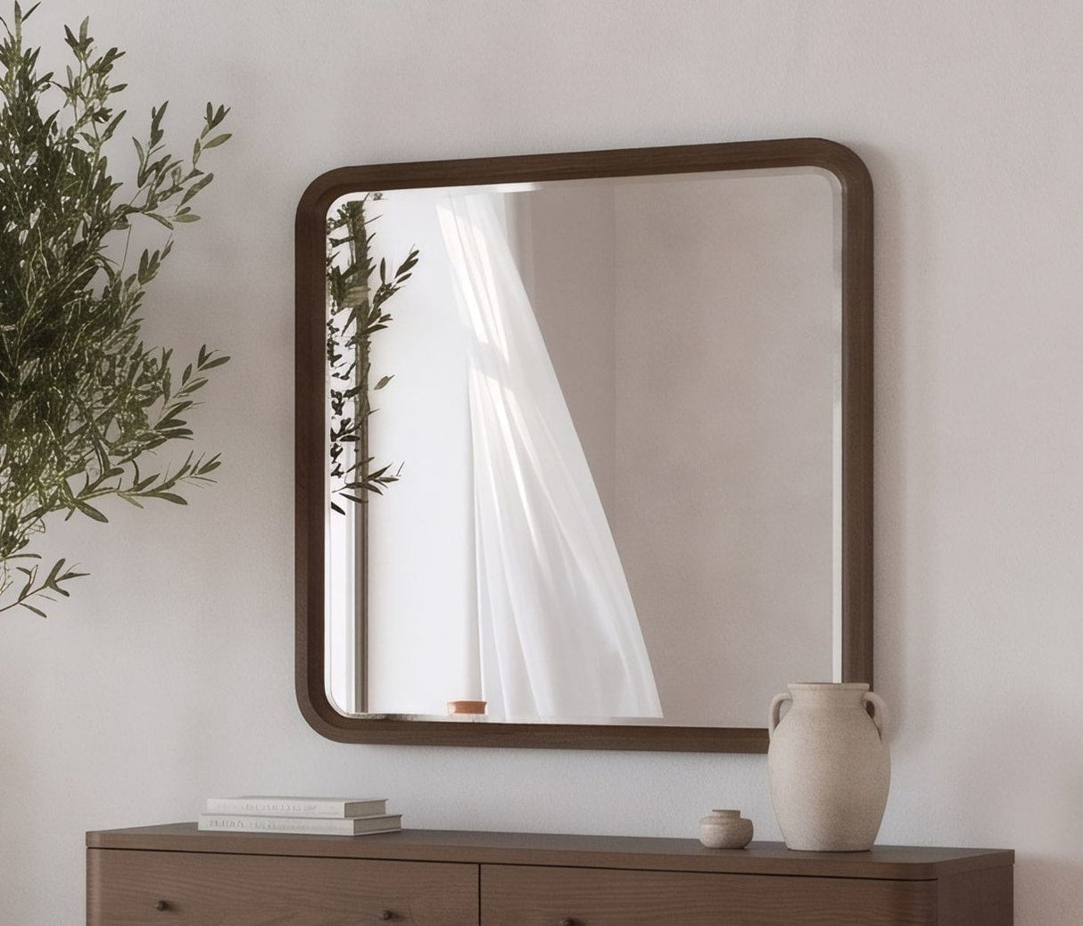 Penny Chocolate Mousse Dresser Mirror by Modus Furniture at Eve Furniture
