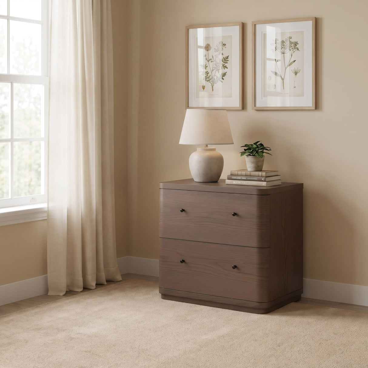 Penny Chocolate Mousse Nightstand