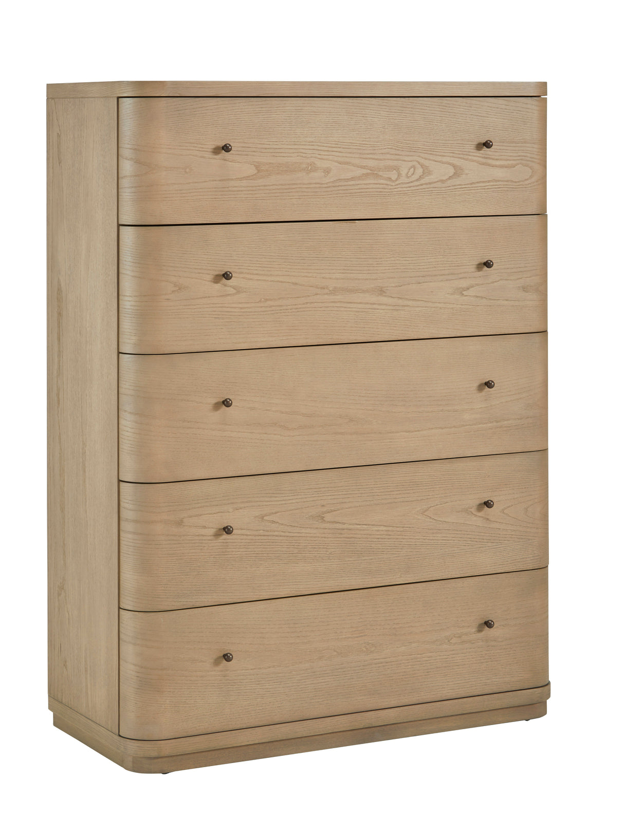 Penny Five Drawer White Ash Chest in Buff Cream by Modus Furniture at Eve Furniture