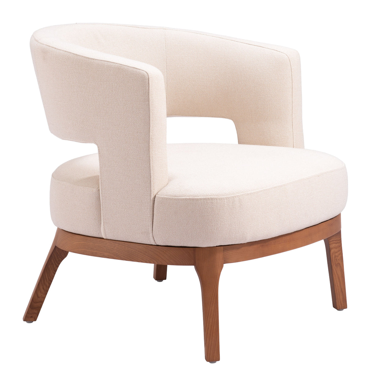 Penryn Beige Accent Chair by Zuomod at Eve Furniture
